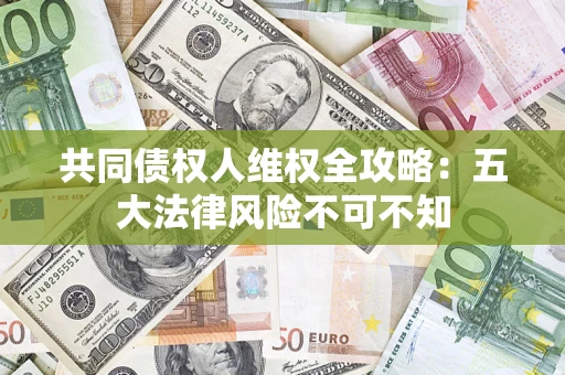 武汉共同债权人维权全攻略：五大法律风险不可不知