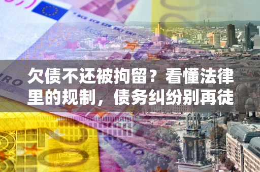 武汉欠债不还被拘留？看懂法律里的规制，债务纠纷别再徒劳奔波