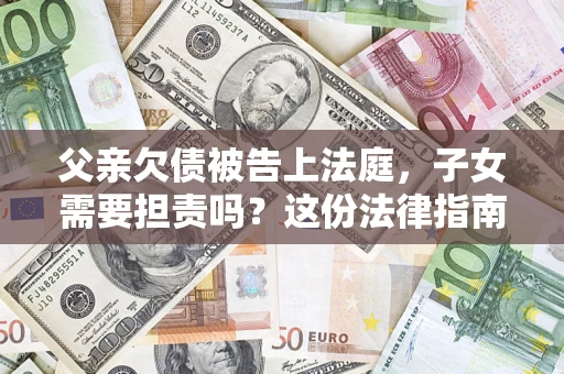 武汉父亲欠债被告上法庭，子女需要担责吗？这份法律指南必须看完