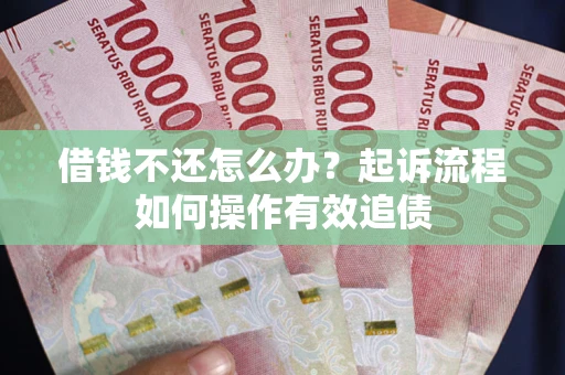 武汉借钱不还怎么办？起诉流程如何操作有效追债