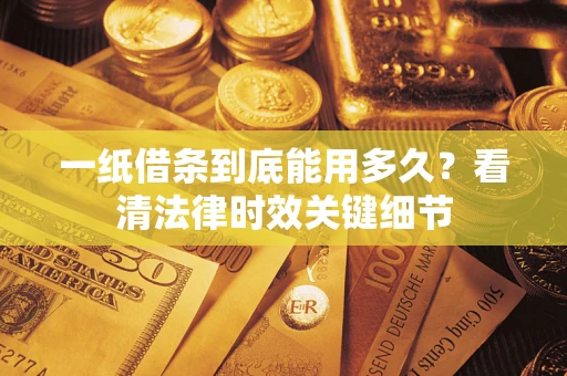 武汉一纸借条到底能用多久？看清法律时效关键细节