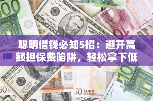 武汉聪明借钱必知5招：避开高额担保费陷阱，轻松拿下低息贷款